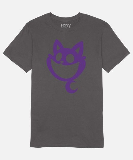 Poppy Playtime CatNap Face Charcoal Tee
