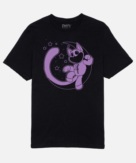 Poppy Playtime CatNap Moon Black Tee