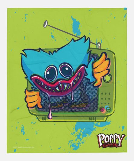 Poppy Playtime Huggy Wuggy TV Blanket