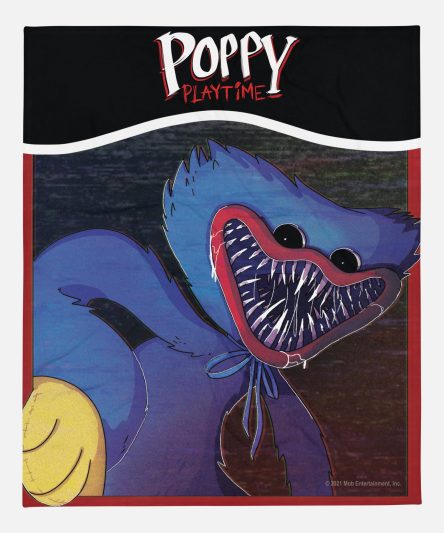 Poppy Playtime Huggy Wuggy Attack Blanket