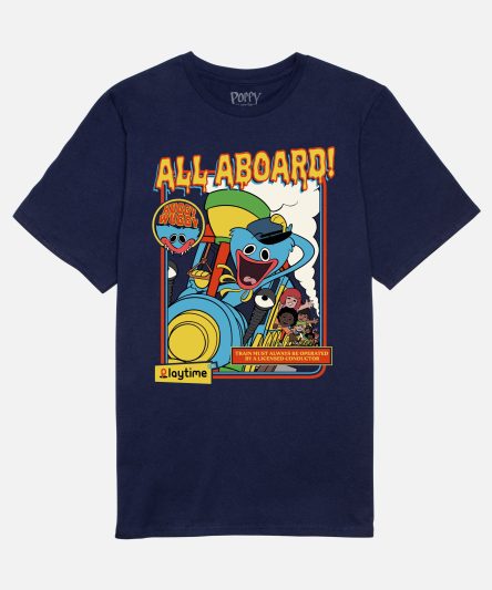 Poppy Playtime Huggy Wuggy "All Aboard!" Tee