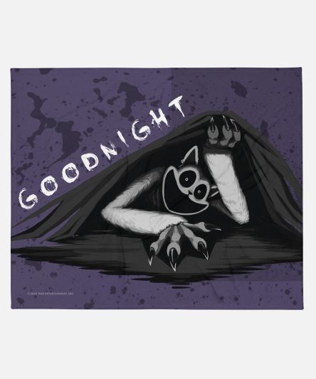Poppy Playtime Monster CatNap Good Night Throw Blanket