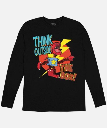 Poppy Playtime Boxy Boo Think Outside The Box Long Sleeve Tee