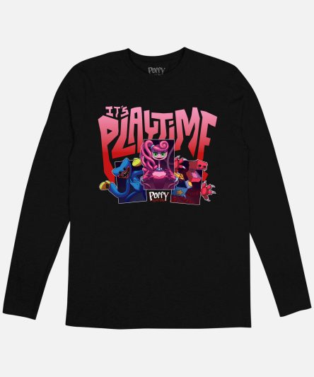Poppy Playtime It's Playtime Poppy Gang Long Sleeve Tee