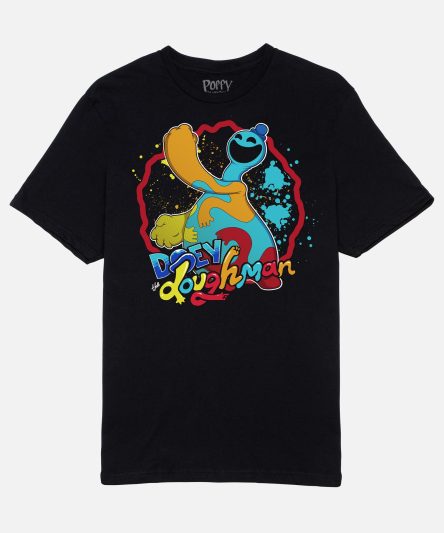 Poppy Playtime Doey The Doughman Black Tee